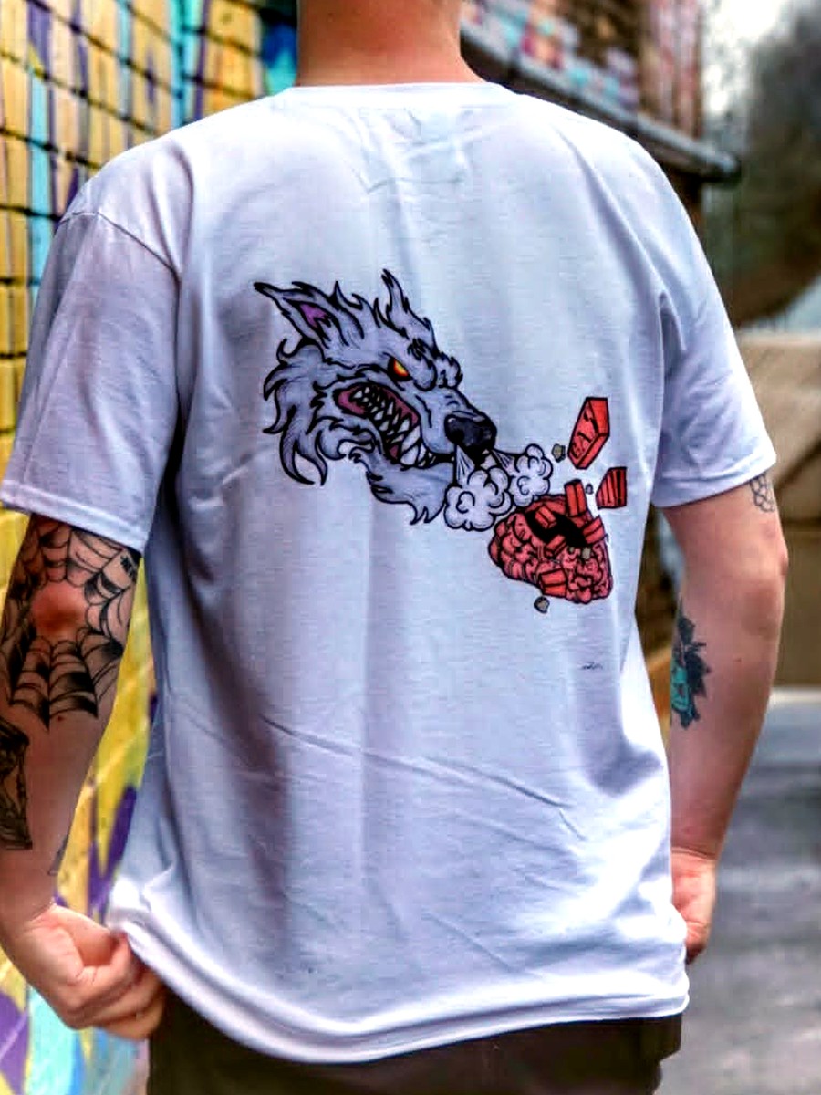 White Tee — Wolf